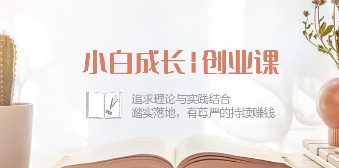 新手发展创业课：追寻理论和实际融合，安稳落地式，有自尊心的不断挣钱（42节）-网创e学堂