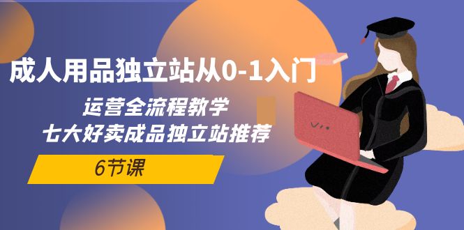 （10082期）两性用品自建站从0-1新手入门，经营全过程课堂教学，七很好卖制成品自建站强烈推荐-6堂课-网创e学堂