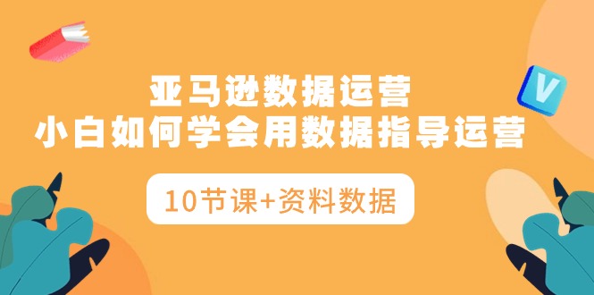 （10158期）亚马逊平台互联网运营，新手如何学会用数据具体指导经营（10堂课 材料数据信息）-网创e学堂