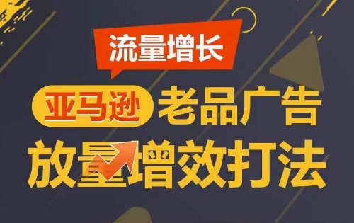 流量增长 亚马逊老品广告放量增效打法，短期内广告销量翻倍-网创e学堂