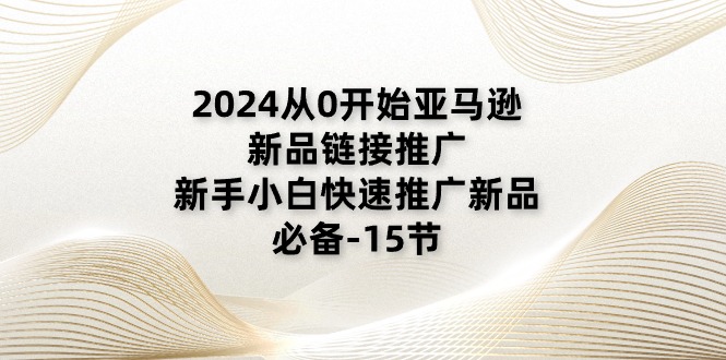 （11224期）2024从0开始亚马逊新品链接推广，新手小白快速推广新品的必备-15节-网创e学堂