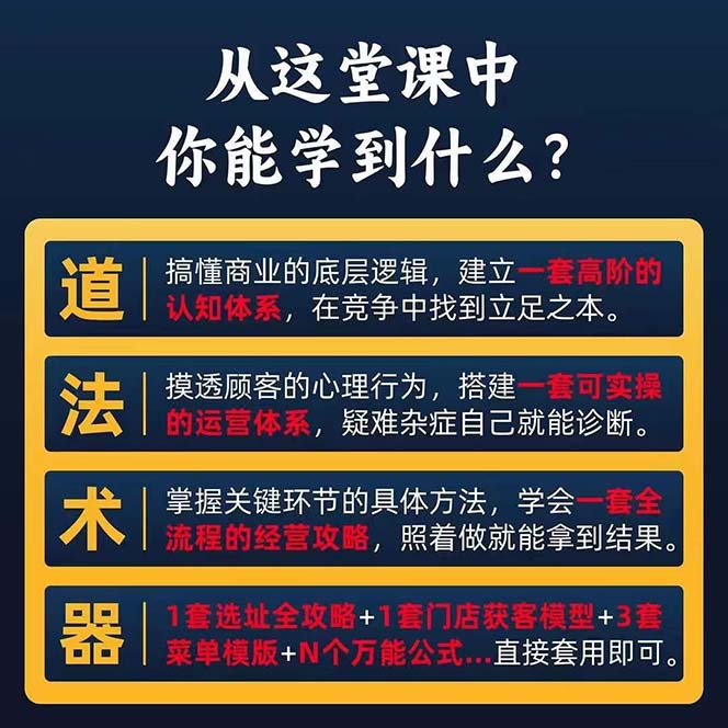 图片[2]-餐馆赢利实际操作方式：教大家如何开一家不断能挣钱的饭店（25节）-中创网_分享中赚网创业资讯_最新网络项目资源