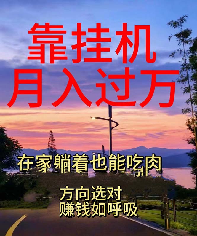 （10838期）靠挂机，日入1000+，躺着也能吃肉，电脑手机都可挂-网创e学堂