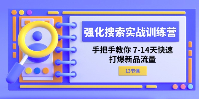 强化搜索实战训练营，手把手教你7-14天快速打爆新品流量（13节课）-中创网_分享中创网创业资讯_最新网络项目资源-网创e学堂