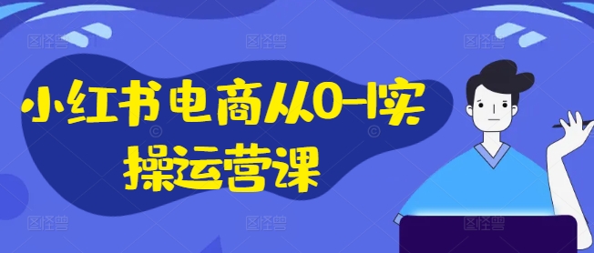 小红书电商从0-1实操运营课，小红书手机实操小红书/IP和私域课/小红书电商电脑实操板块等-中创网_分享中创网创业资讯_最新网络项目资源-网创e学堂