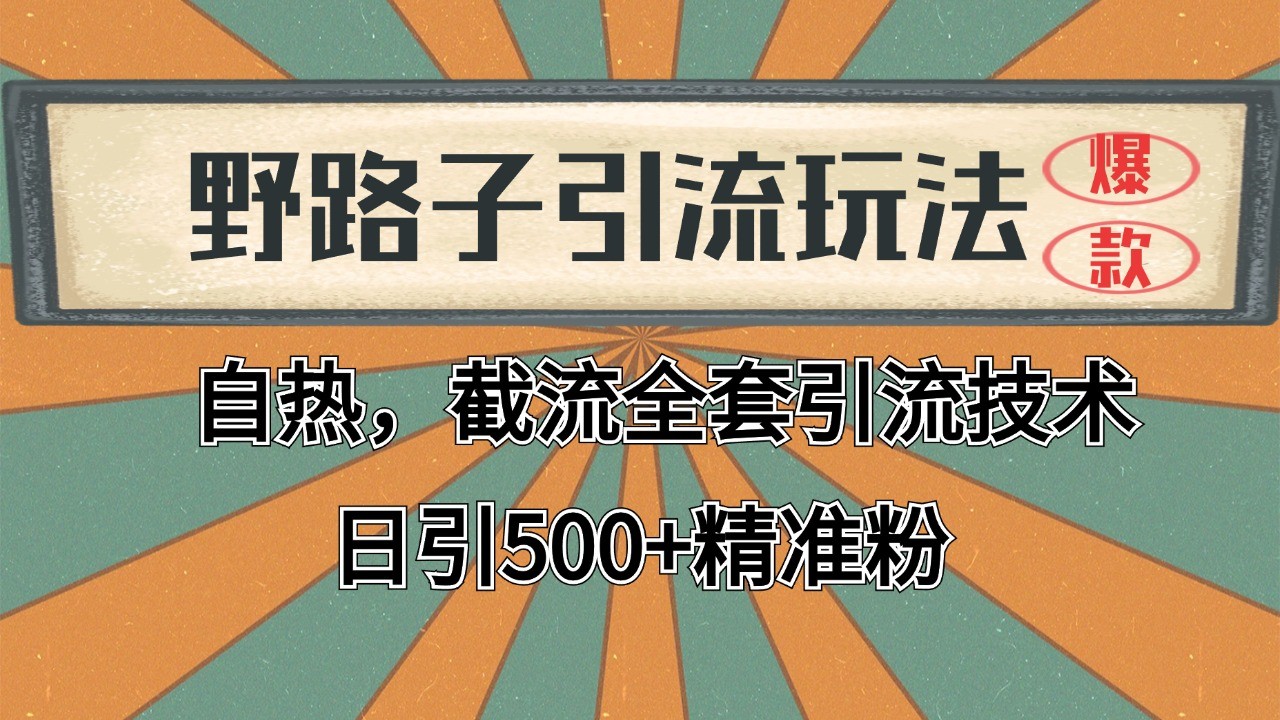 抖音小红书视频号全平台引流打法，全自动引流日引2000+精准客户-中创网_分享中创网创业资讯_最新网络项目资源-网创e学堂