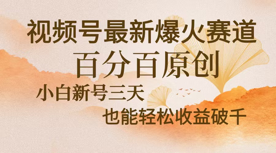 （13225期）视频号最新爆火赛道，中老年粉深信不疑，百分百原创，新号三天收益轻松…-中创网_分享中创网创业资讯_最新网络项目资源-网创e学堂