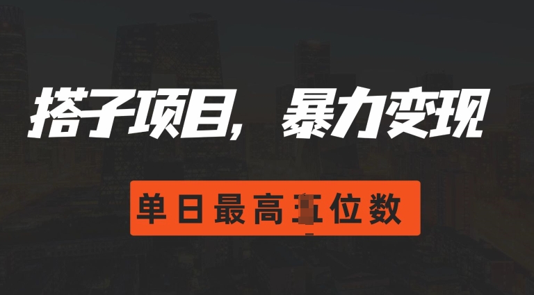 2024搭子玩法，0门槛，暴力变现，单日最高破四位数【揭秘】-中创网_分享中创网创业资讯_最新网络项目资源-网创e学堂