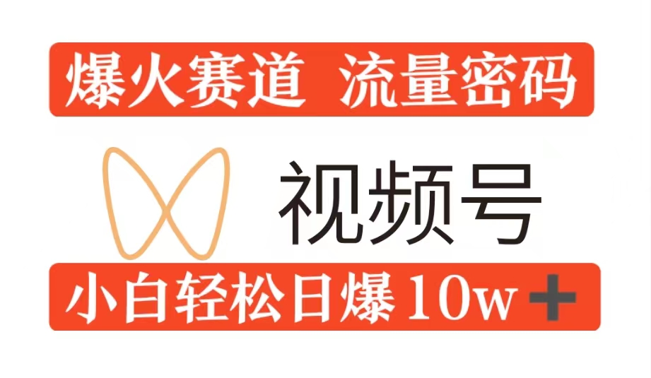 0粉在视频号爆火赛道流量密码，模式全方位，小白轻松日爆10w+流量-中创网_分享中创网创业资讯_最新网络项目资源-网创e学堂