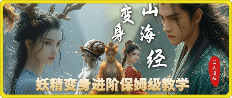 云天AI山海经变身视频教程，妖精变身进阶保姆级教学-中创网_分享中创网创业资讯_最新网络项目资源-网创e学堂