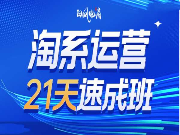 淘系运营21天速成班35期，年前最后一波和2025方向-中创网_分享中创网创业资讯_最新网络项目资源-网创e学堂