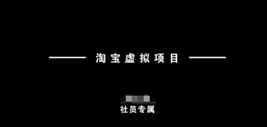 淘宝虚拟项目，从理论到实操，新手也能快速上手-中创网_分享中创网创业资讯_最新网络项目资源-网创e学堂