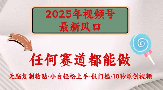 （14453期）2025年视频号新风口，低门槛只需要无脑执行-中创网_分享中创网创业资讯_最新网络项目资源-网创e学堂